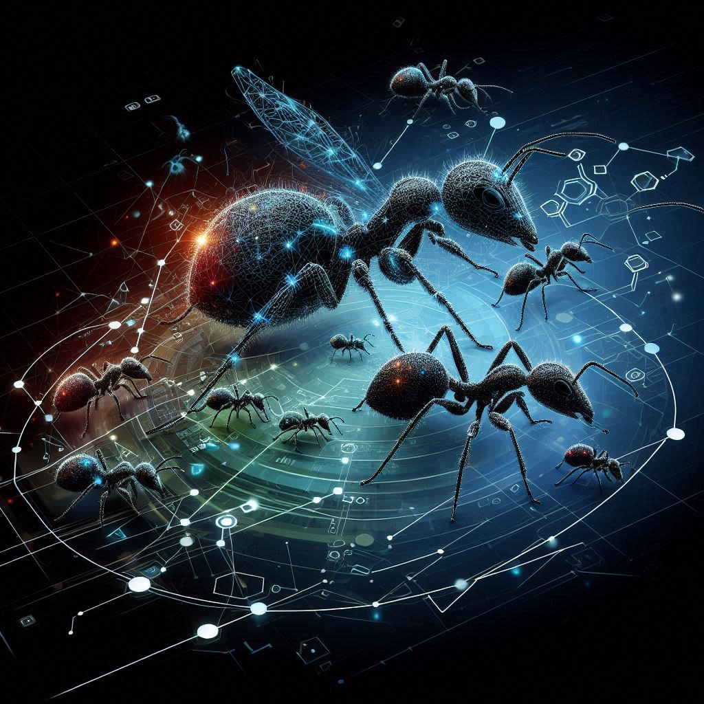 الگوریتم کلونی مورچگان (ACO): الهامگیری از طبیعت برای حل مسائل بهینهسازی 🐜✨