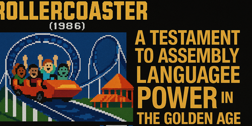 RollerCoaster (1986): شاهدی بر قدرت زبان اسمبلی در عصر طلایی گیمینگ! 🎢💾