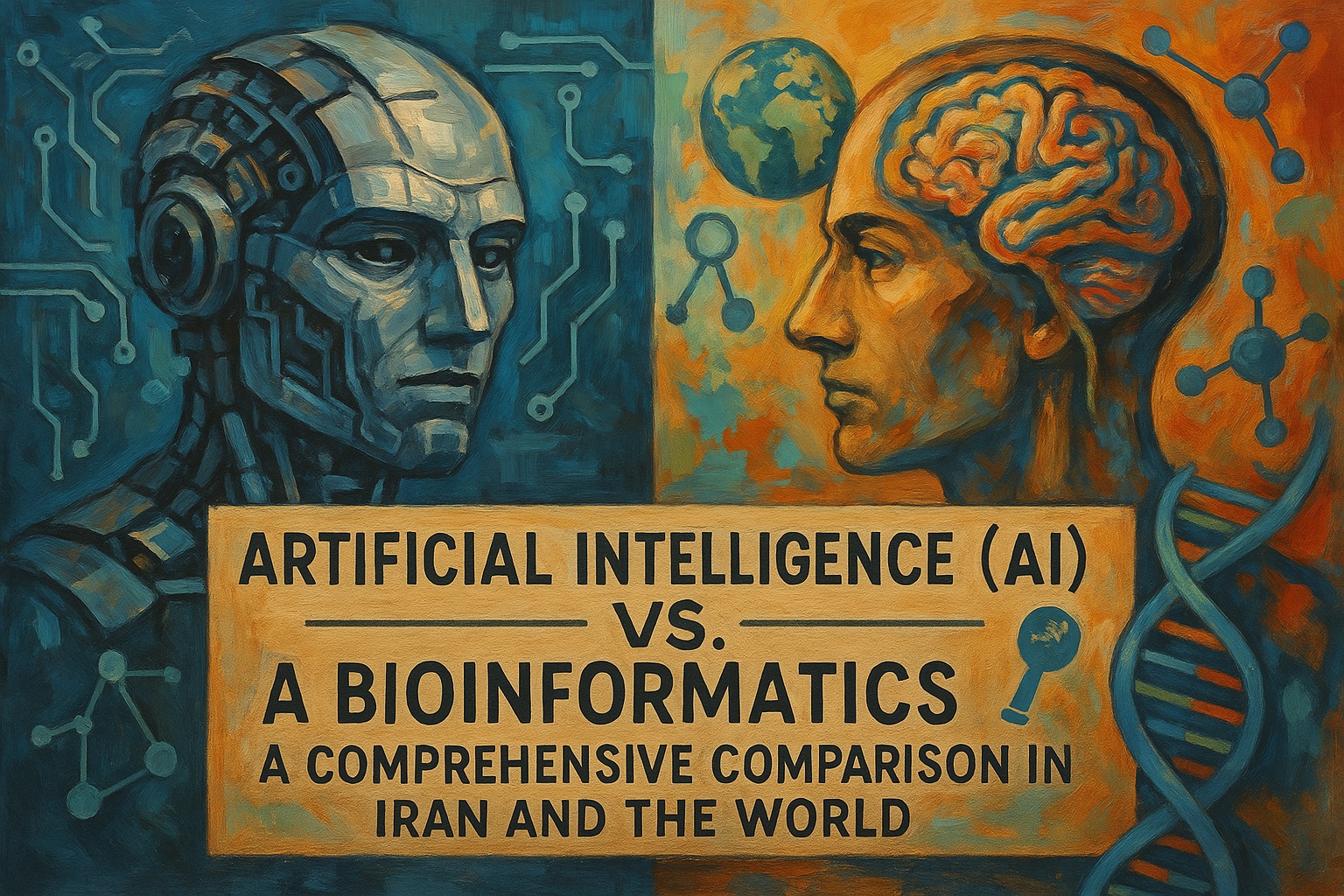🤖🧬مقایسه جامع رشته‌های هوش مصنوعی و بیوانفورماتیک 🌍🔍